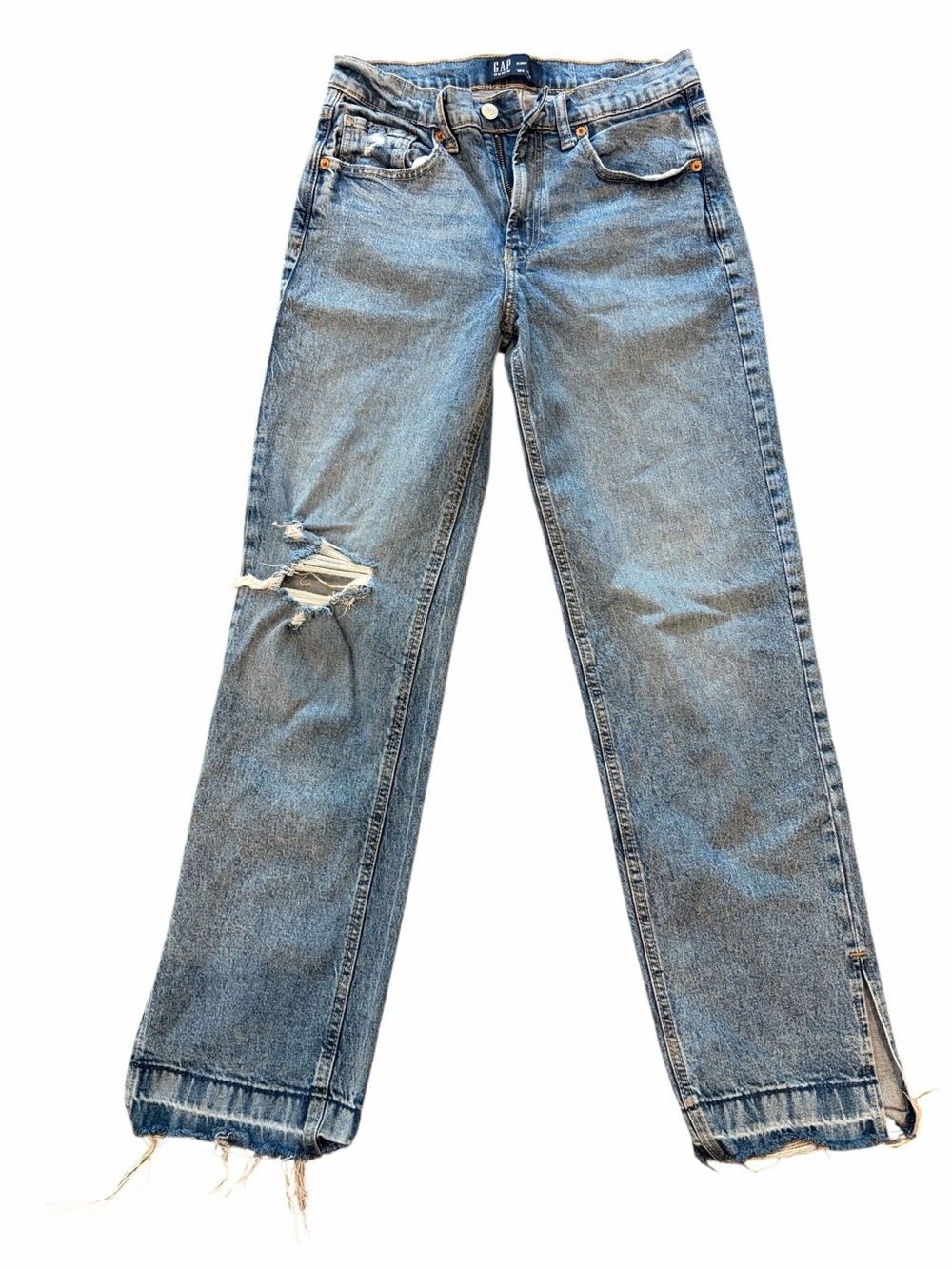 GAP Women’s Distressed 90s Loose Jeans
